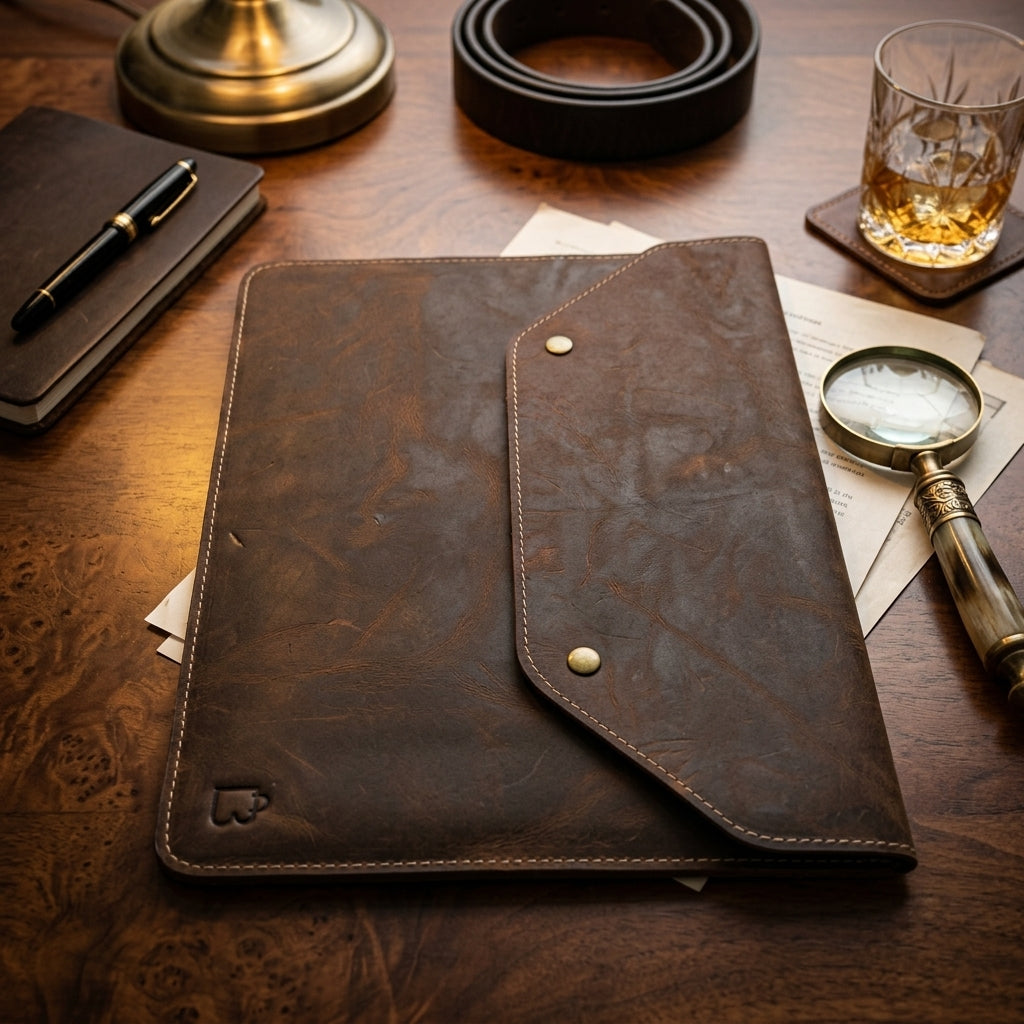 MacBook 13inche Leather Cover | Hand-Crafted Genuine Leather Cover