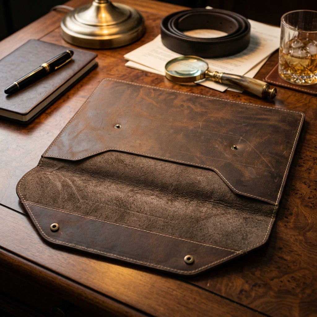 MacBook 13inche Leather Cover | Hand-Crafted Genuine Leather Cover
