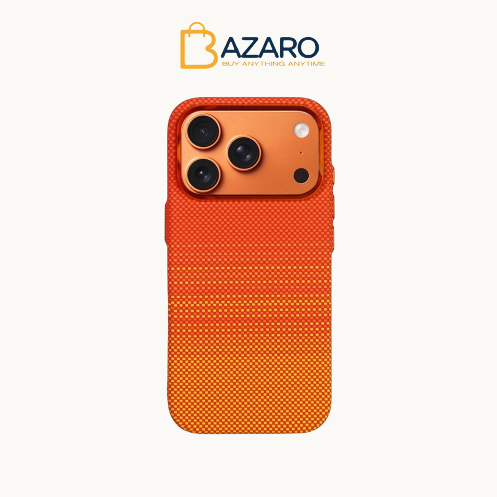 MILLION CASES Linea Weave Stripe Carbon Case for iPhone 17 Pro Max