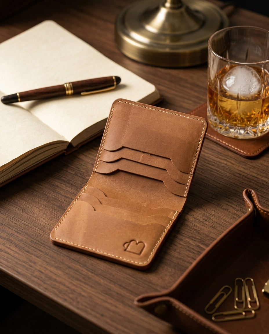 Classic Fold Wallet | Hand-Crafted Genuine Leather Wallet | Slim & Compact design