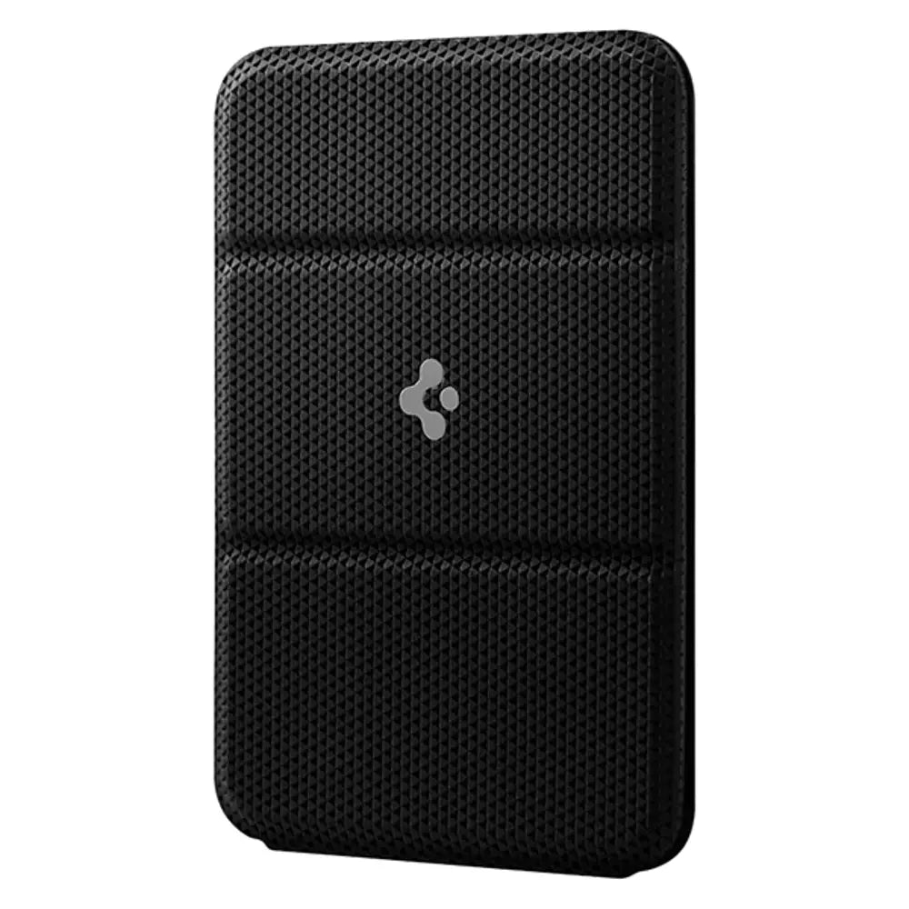 Spigen Smart Fold (MagFit) Magnetic Wallet Card Holder with Kickstand compatible with MagSafe case and iPhone 17 series, iPhone 16/15/14/13/12 Series - Black