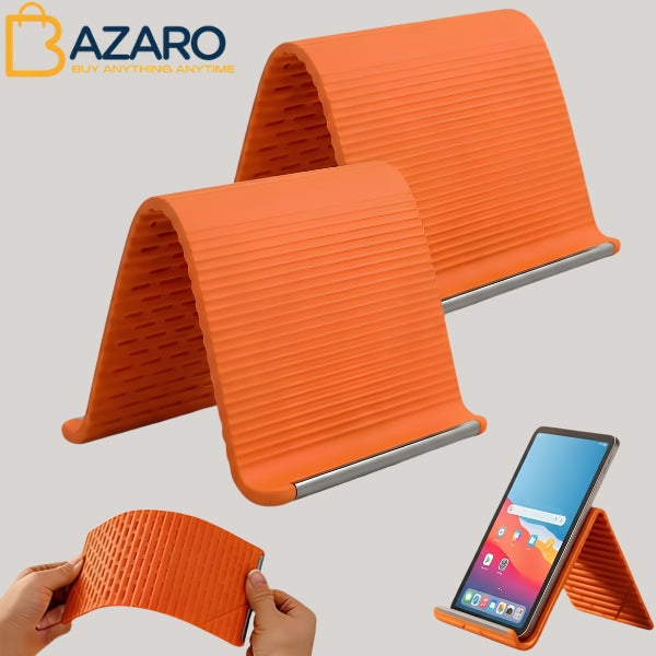 Flexible Silicone Aluminium Mobile Phone Holder Stand