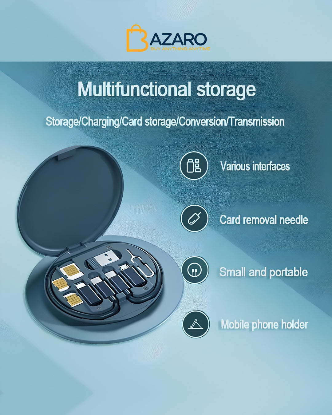 Multifunctional Cable Storage Box