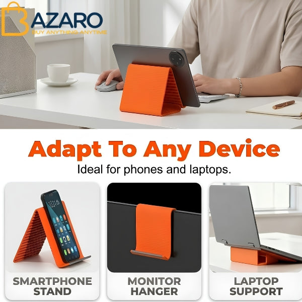 Flexible Silicone Aluminium Mobile Phone Holder Stand