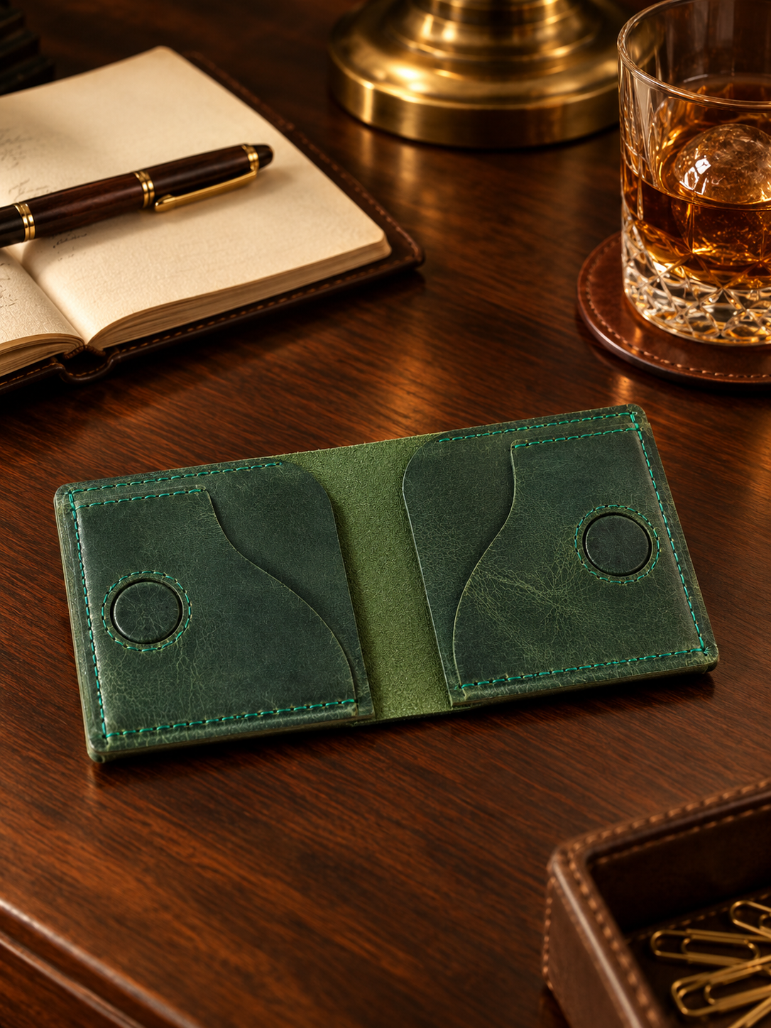 Imperial Magnetic Closure | Hand-Crafted Genuine Leather Wallet