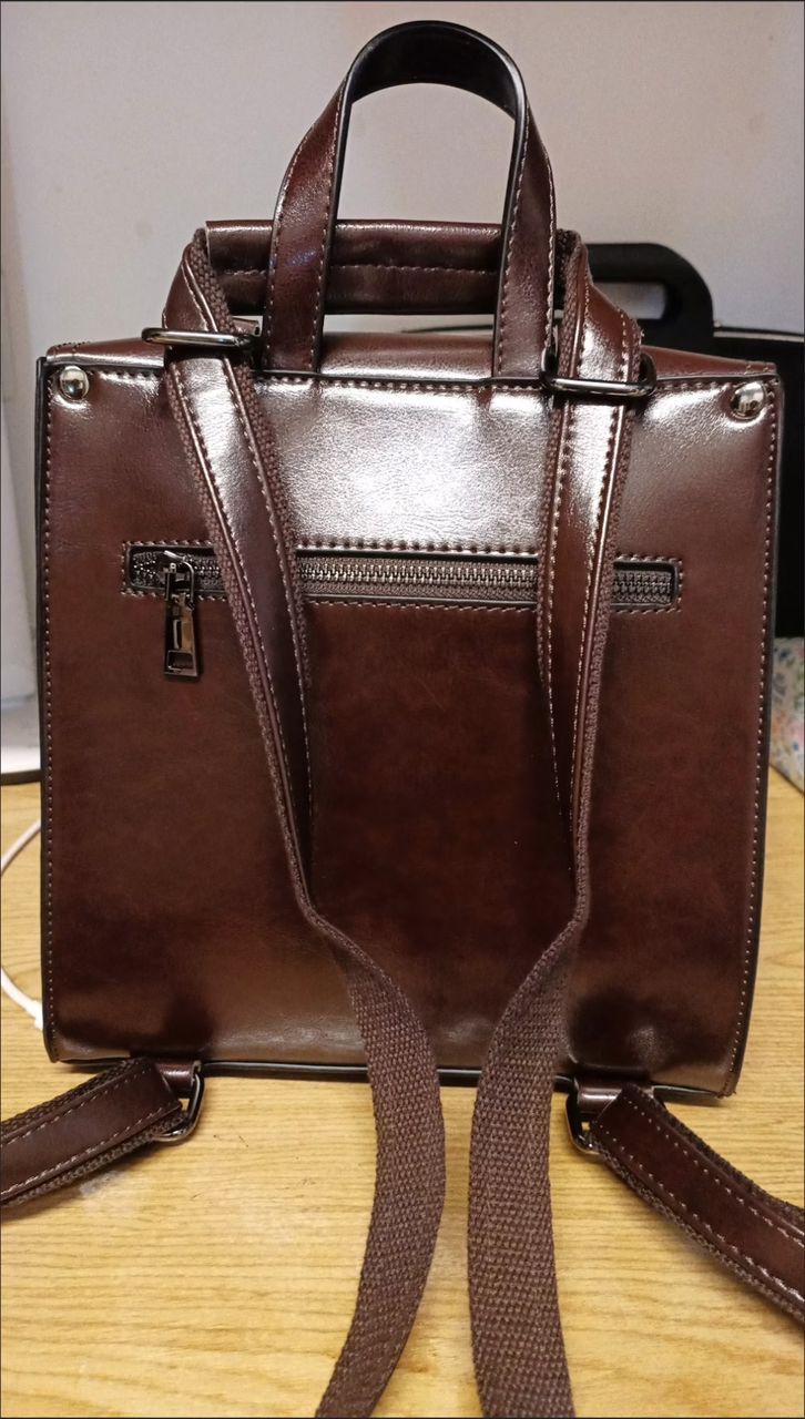 Business Backpack, Computer Backpack, Leather Shoulder Bag