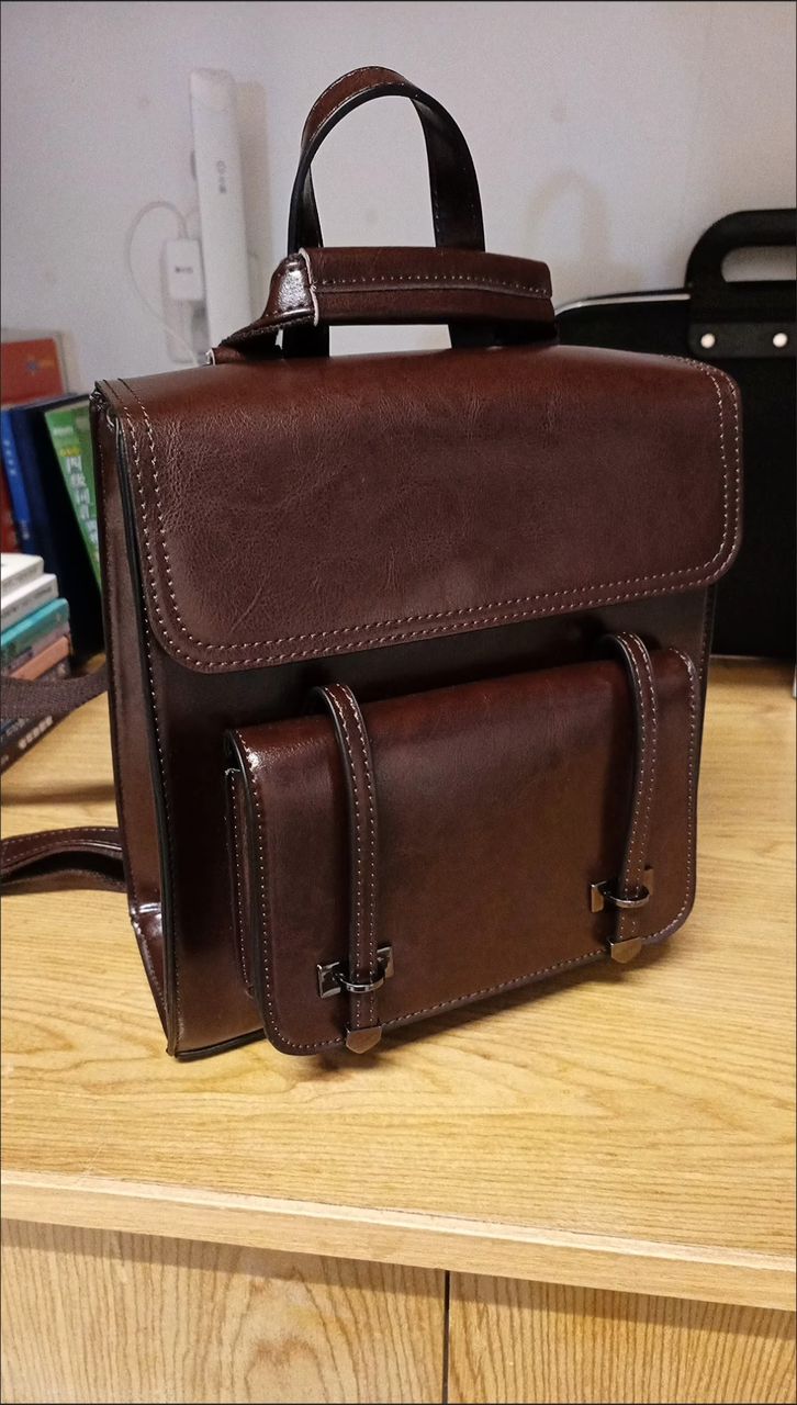 Business Backpack, Computer Backpack, Leather Shoulder Bag