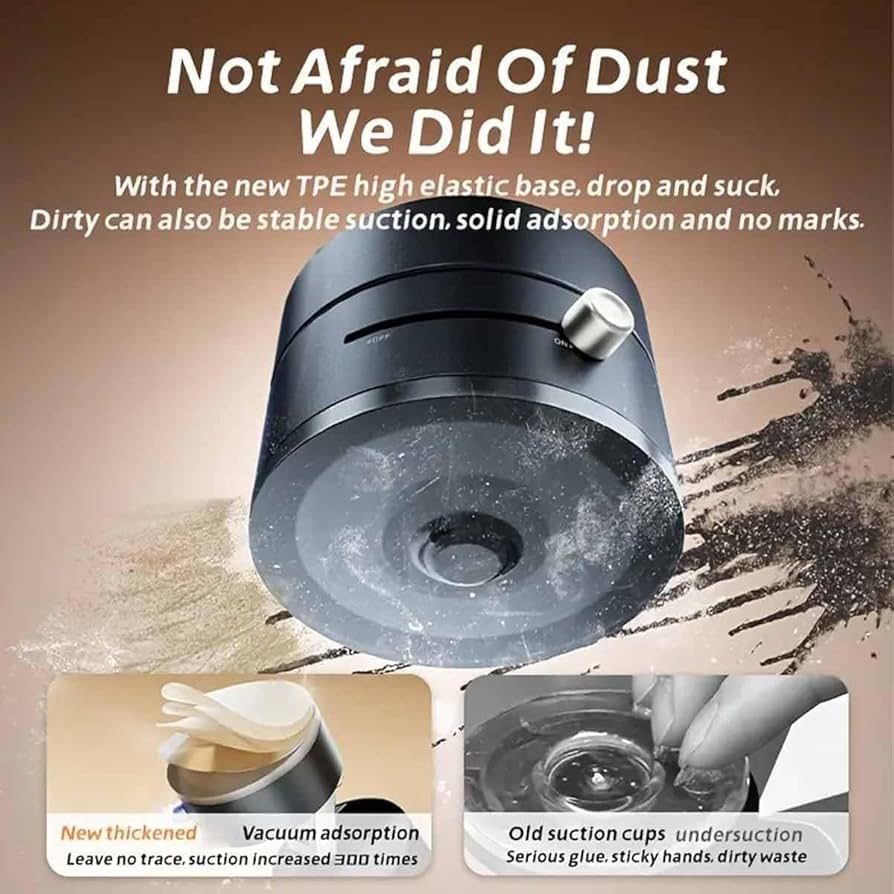 Vacuum Suction Magnetic Car Phone Holder