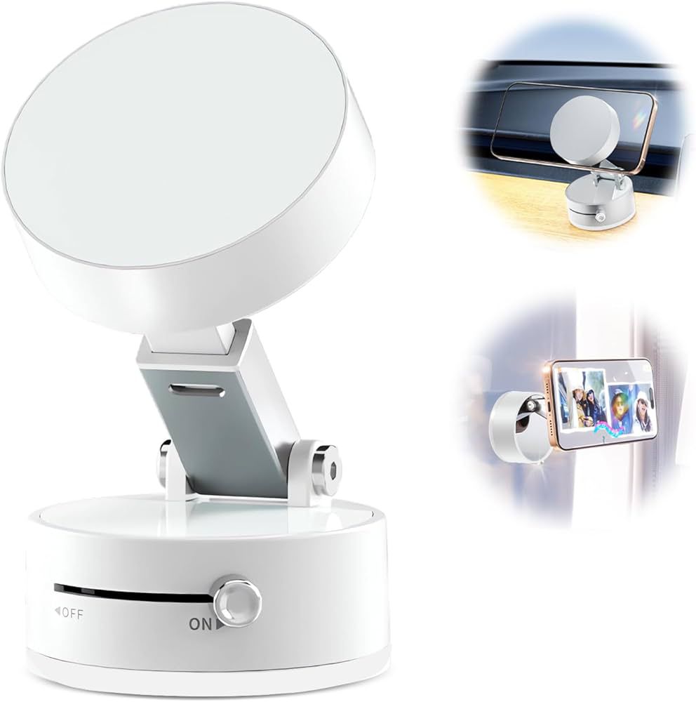 Vacuum Suction Magnetic Car Phone Holder