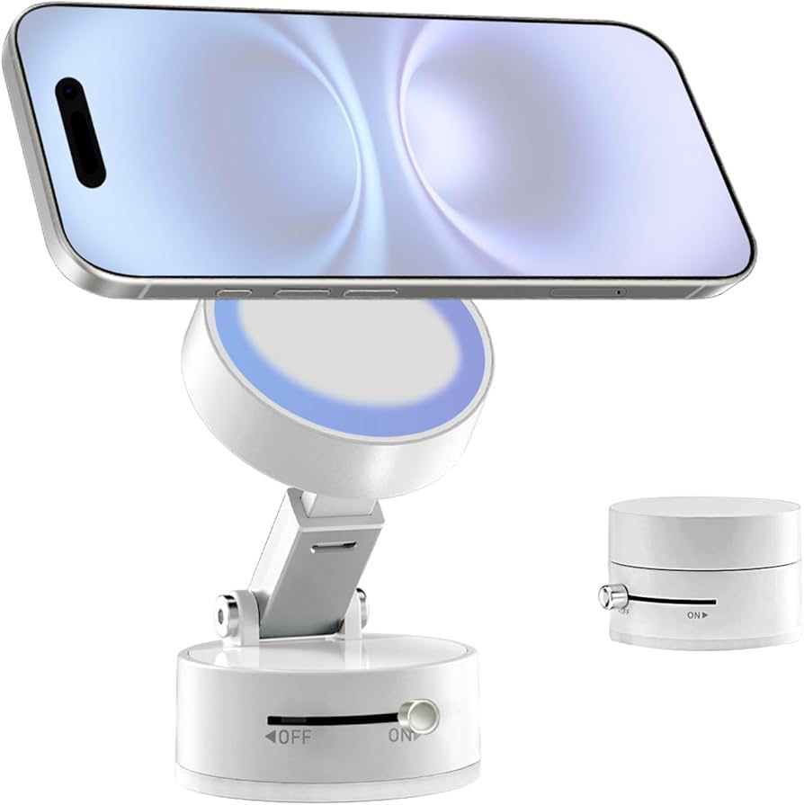 Vacuum Suction Magnetic Car Phone Holder