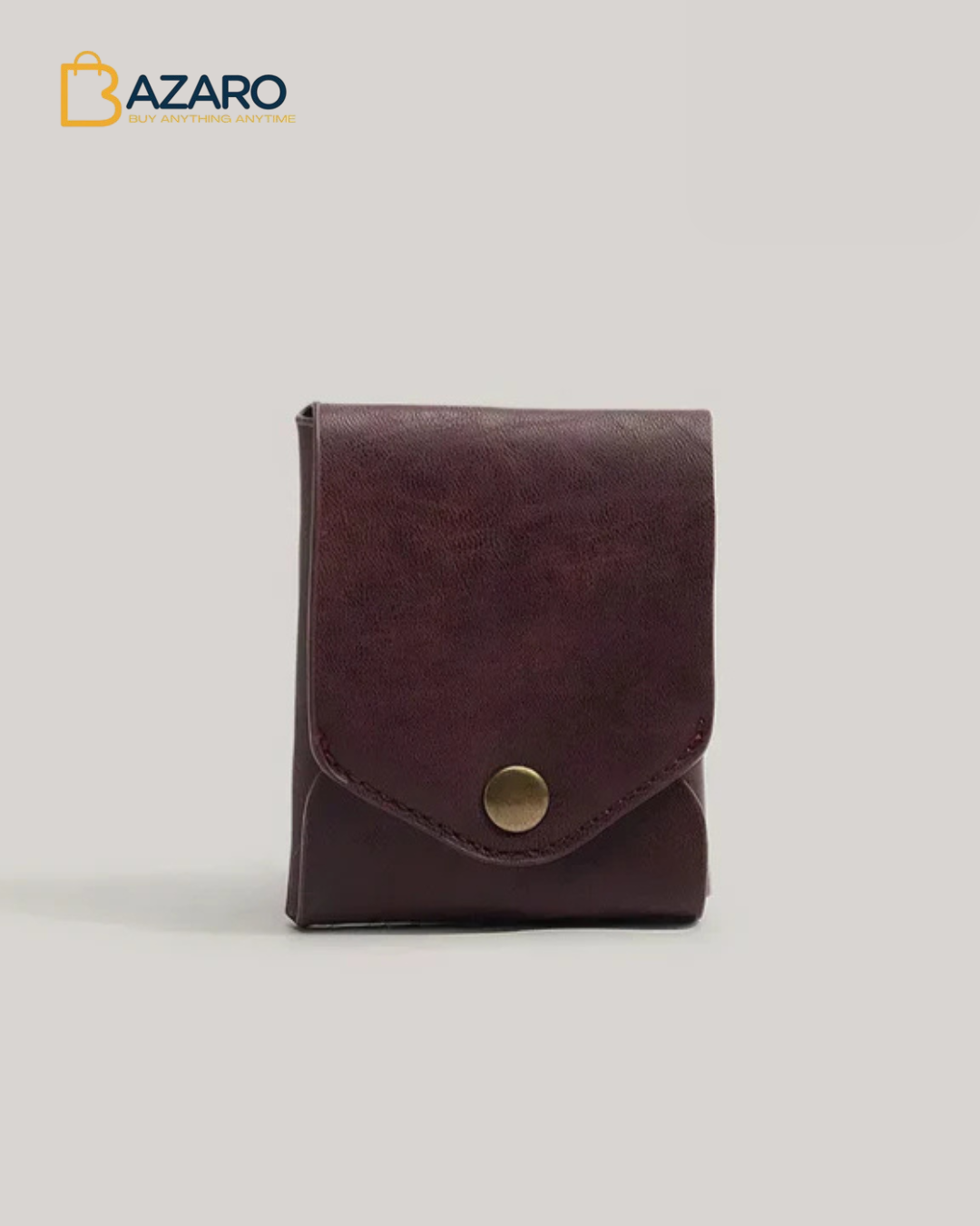 Vintage Handmade Leather Wallet, Multifunctional Compact