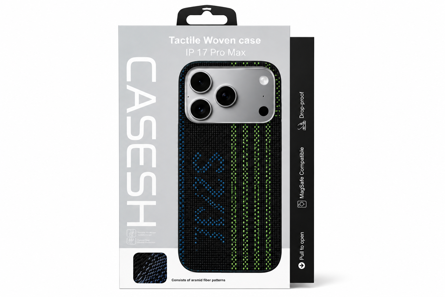 Tactile Woven Aramid Fiber Case for iPhone 17 Pro Max