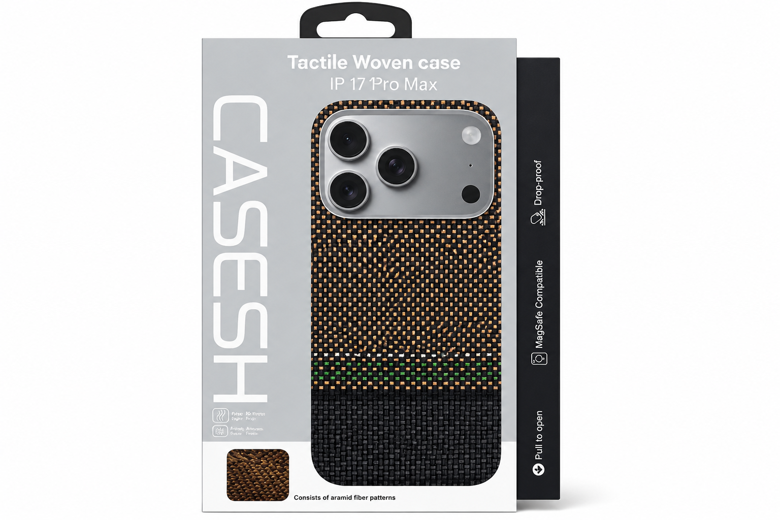 Woven Aramid Fiber Case for iPhone 17 Pro Max