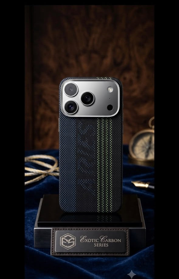 Tactile Woven Aramid Fiber Case for iPhone 17 Pro Max