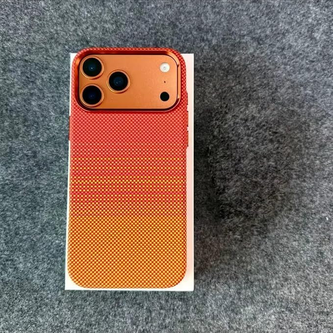 MILLION CASES Linea Weave Stripe Carbon Case for iPhone 17 Pro Max
