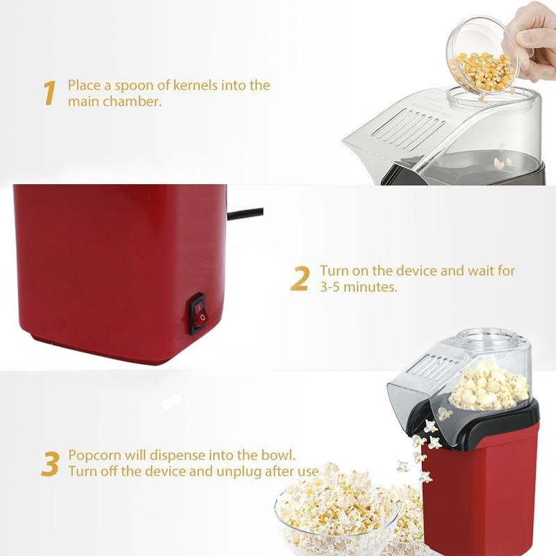 Popcorn Machine Home DIY Household Children Electric Mini Popcorn Maker