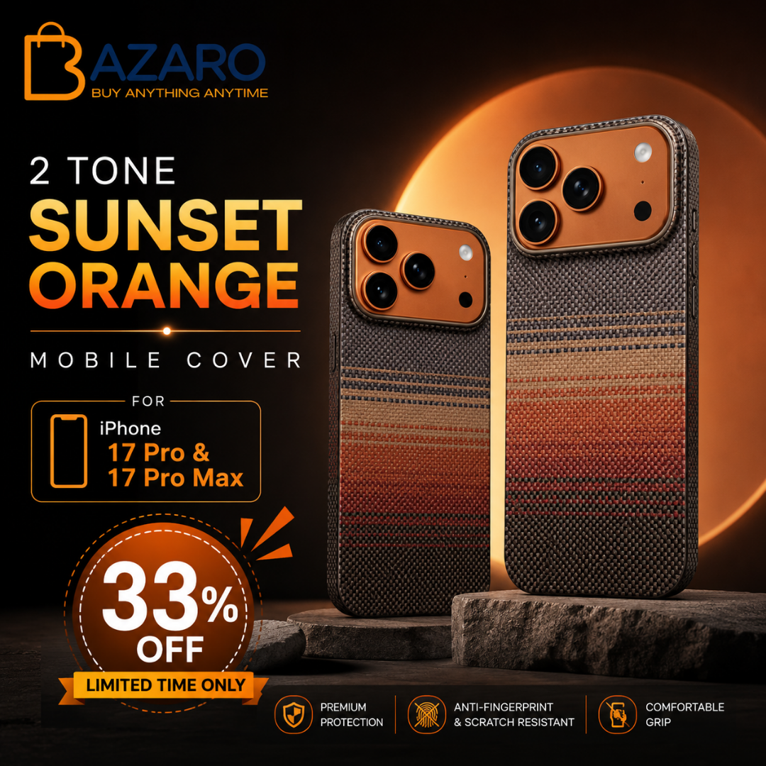 2 Tone Sunset Mobile Cover for Iphone 17 Pro & 17 Pro Max