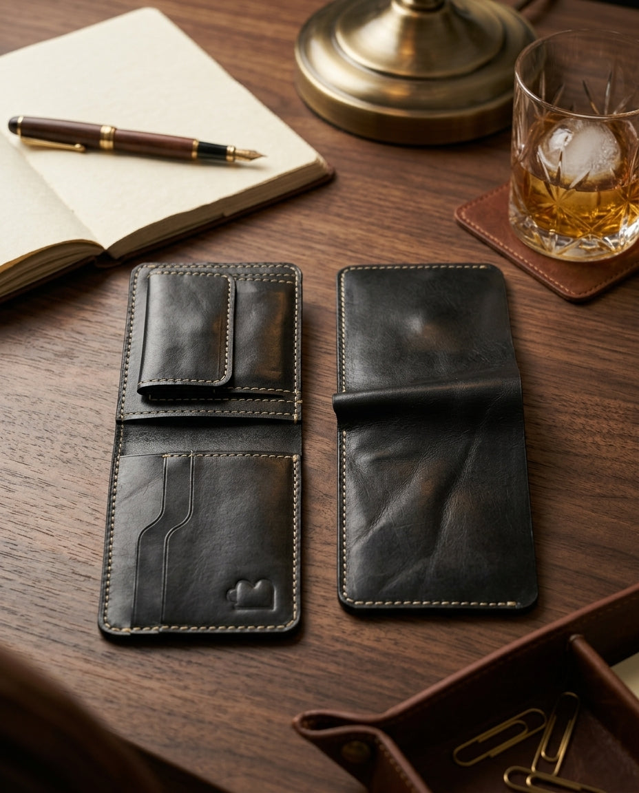 Signature Fold wallet | Hand-Crafted Genuine Leather Wallet | Slim & Compact design
