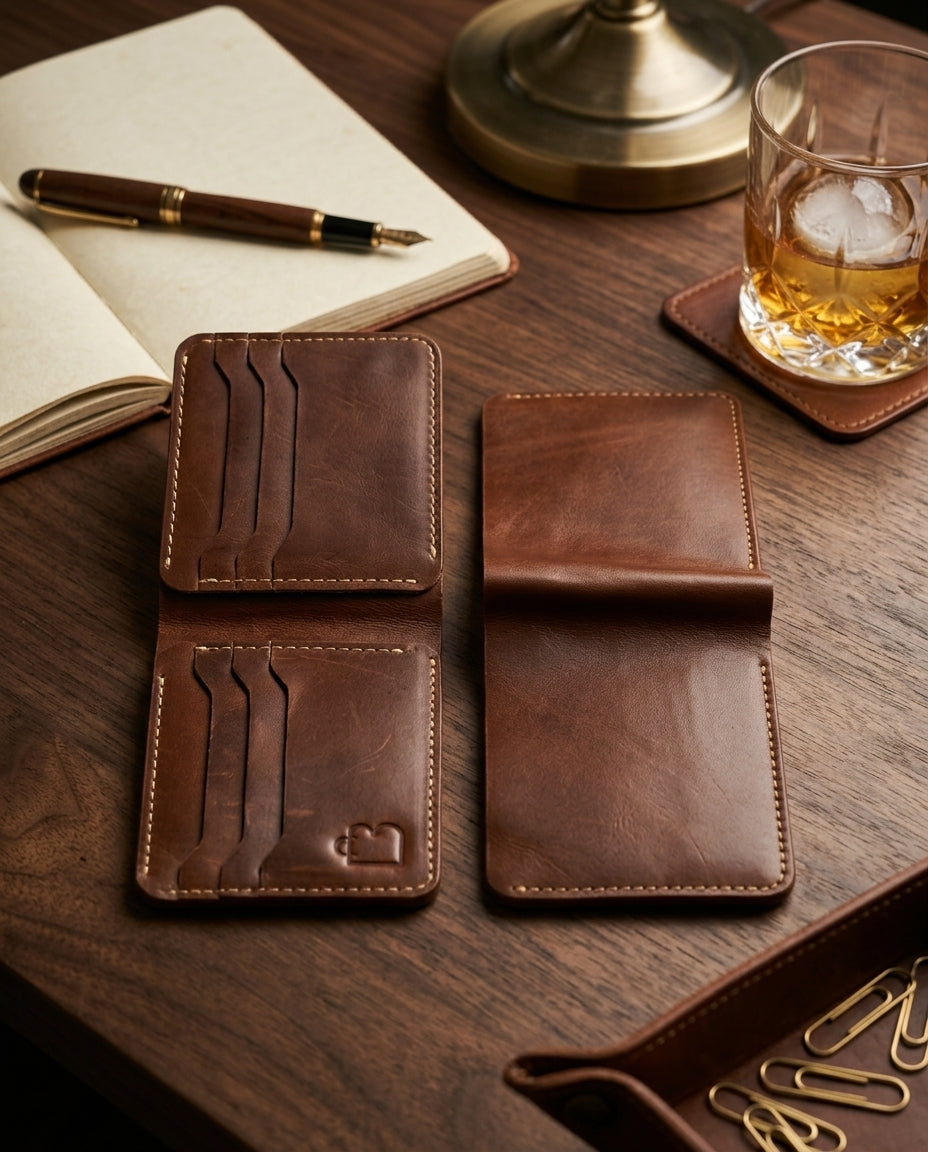 Signature Fold wallet | Hand-Crafted Genuine Leather Wallet | Slim & Compact design