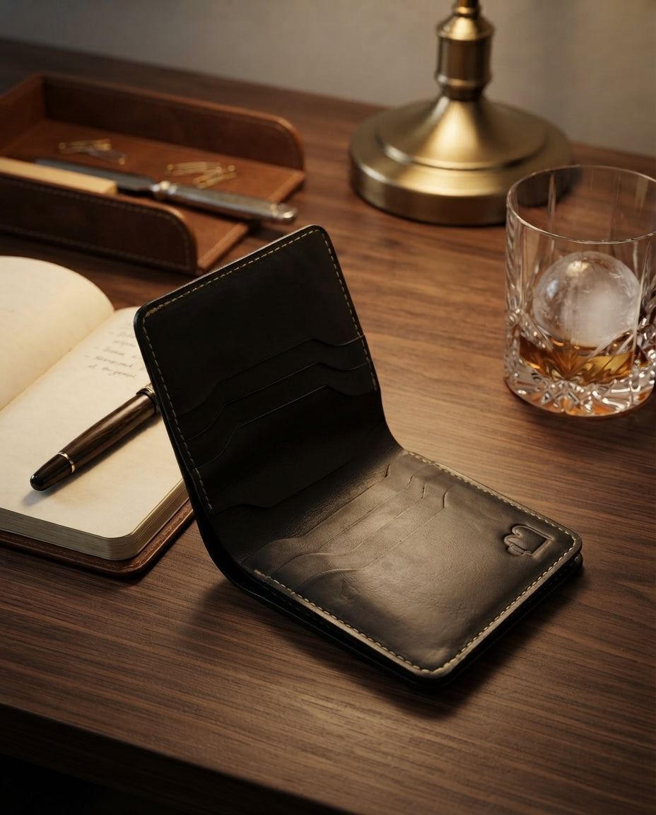 Classic Fold Wallet | Hand-Crafted Genuine Leather Wallet | Slim & Compact design