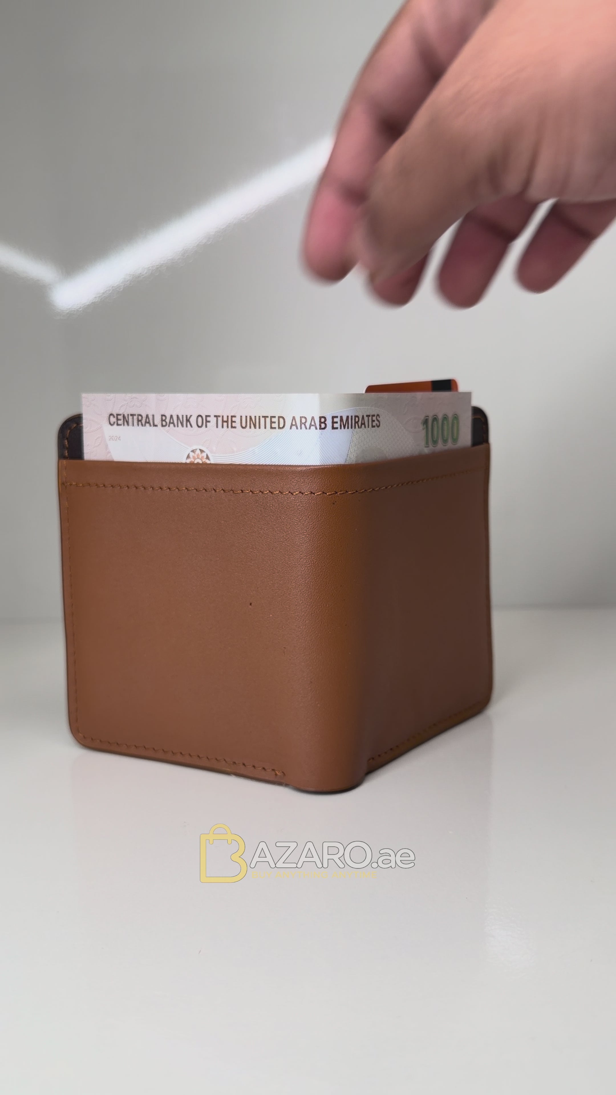 Kingsman Fold | Premium Bazaro Handmade Magnetic  Leather Wallet