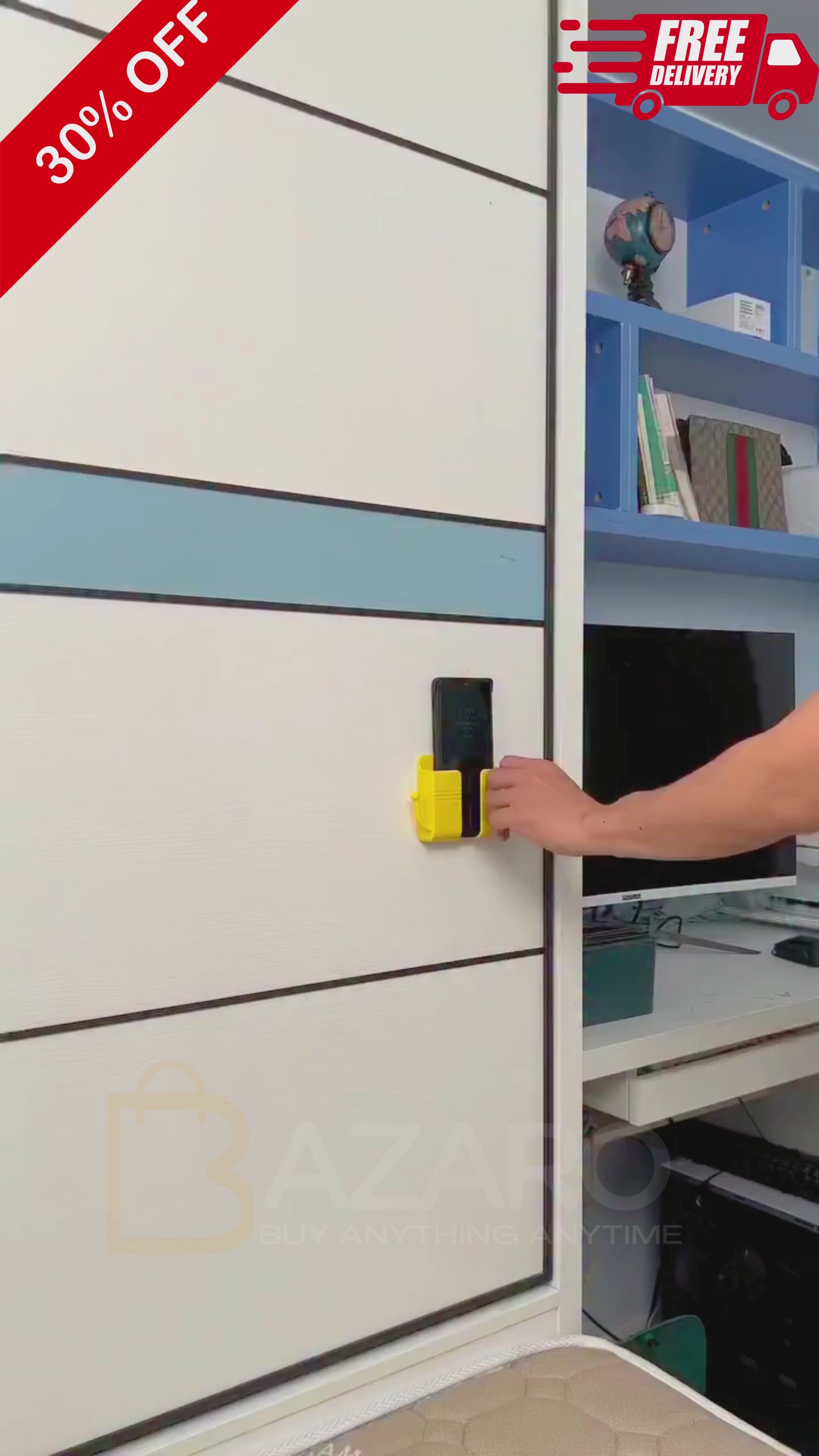 Set of 3 Drawer Underwear Organizer Divider, Wall Mount 6 Cell Storage Boxes and Acrylic Organizers for Lingerie, Socks, Ties, Data Cable, Spices Organization